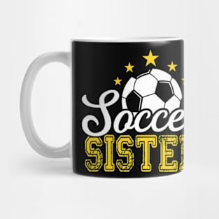 Soccer Sister Leopard Funny Soccer Sister Mothers Day Mug